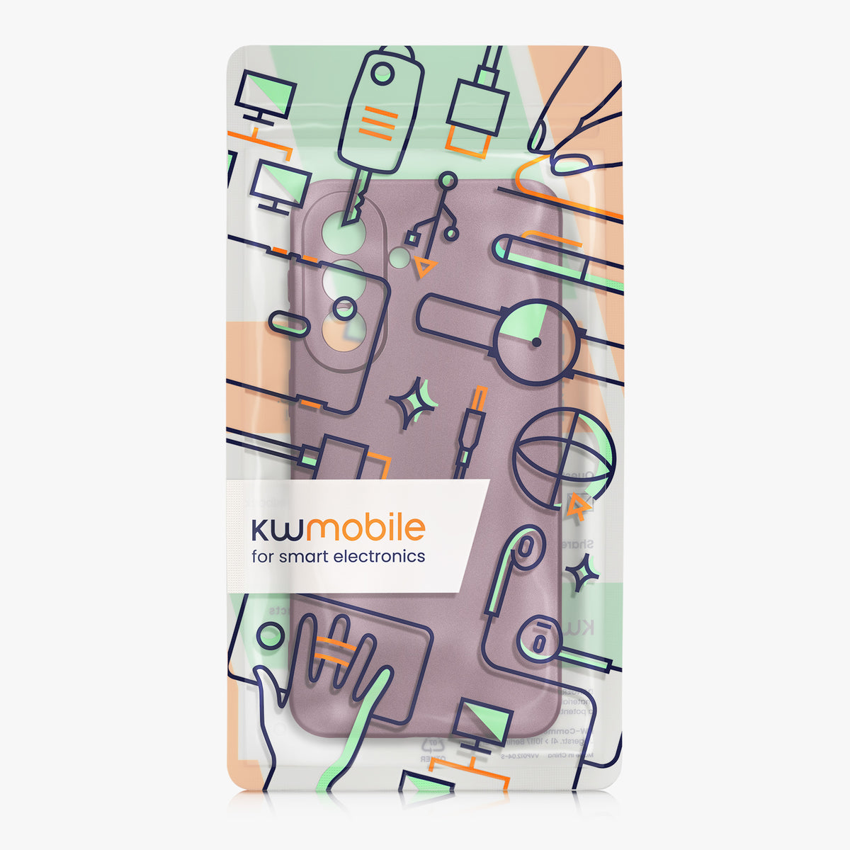 Samsung Galaxy A37 5G Silikon Handyhülle metallisch KWM000022AB008C