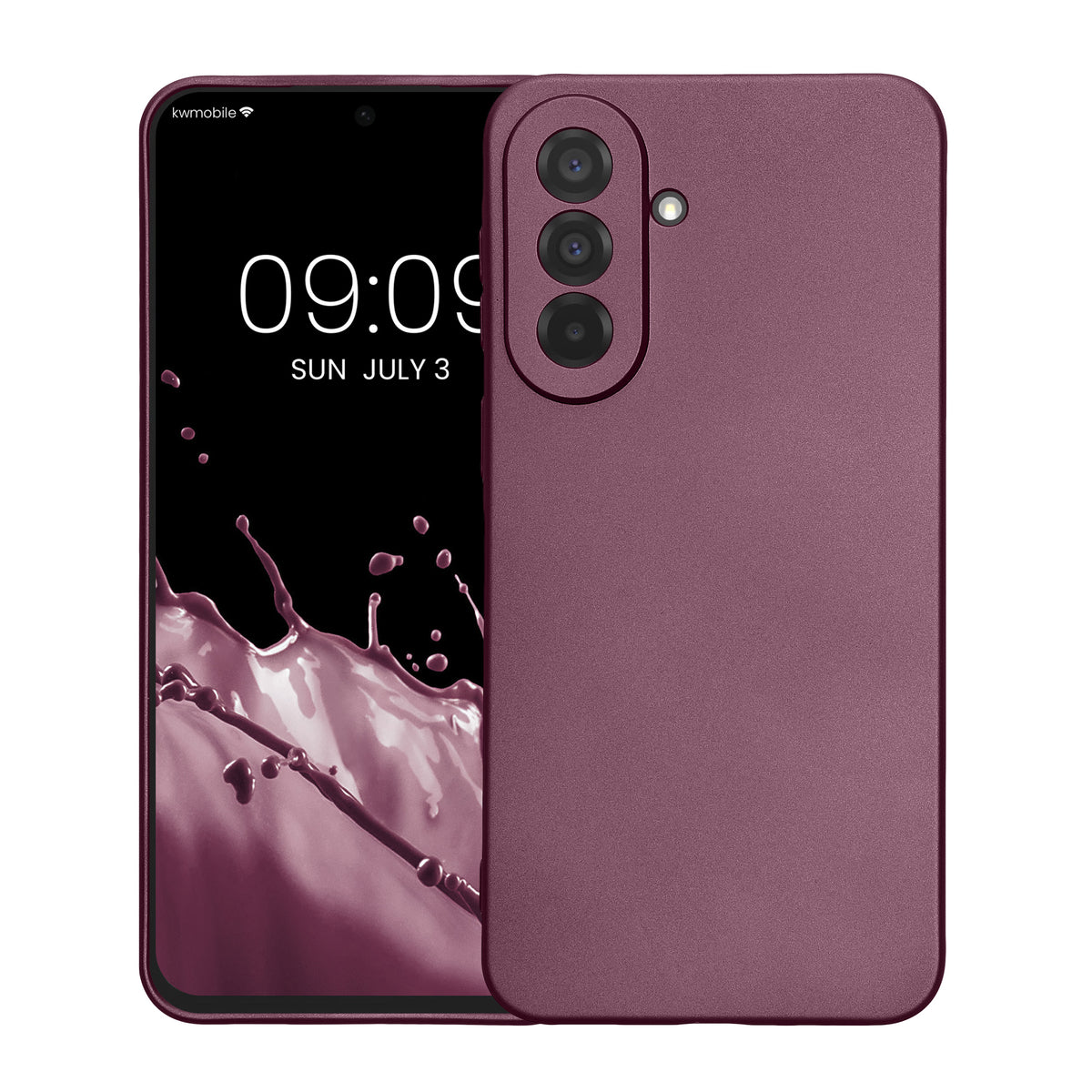 Samsung Galaxy A37 5G Silikon Handyhülle metallisch KWM000022AB008C