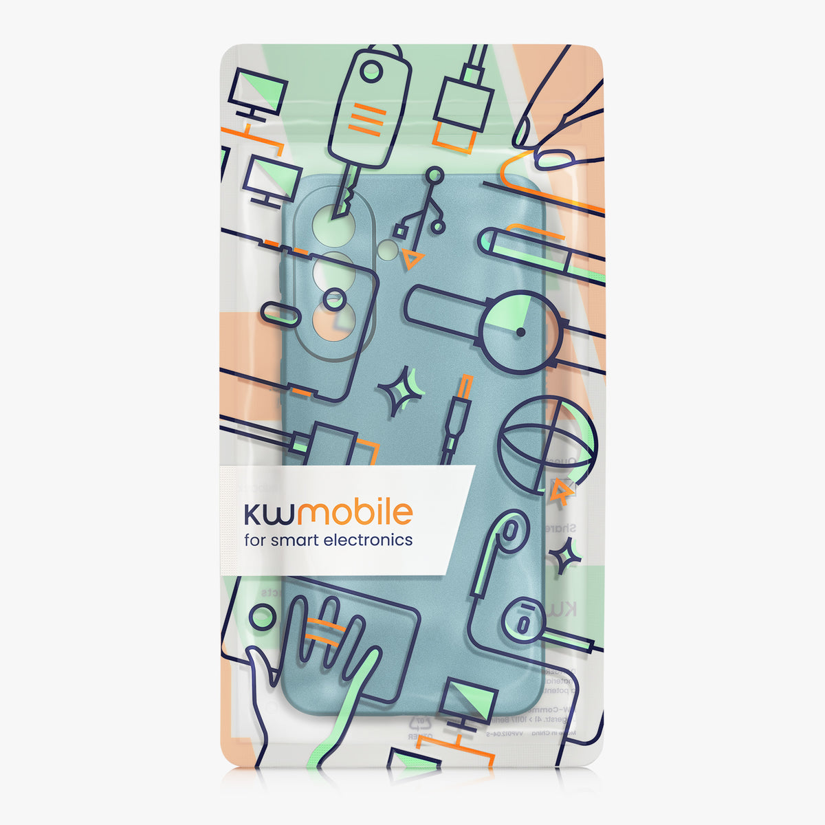 Samsung Galaxy A37 5G Silikon Handyhülle metallisch KWM000022AB009C
