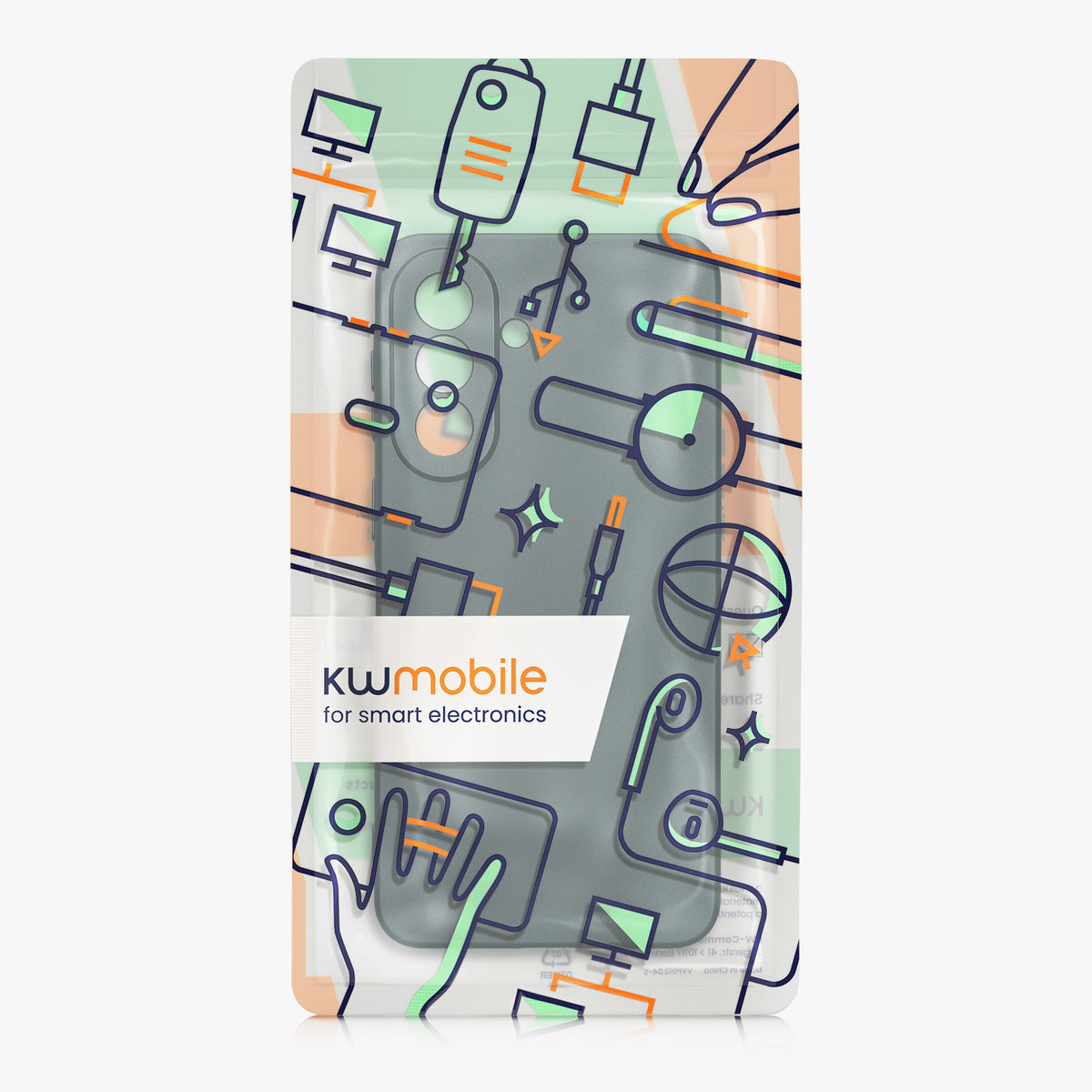 Samsung Galaxy A57 5G Silikon Handyhülle metallisch KWM000022AC002C