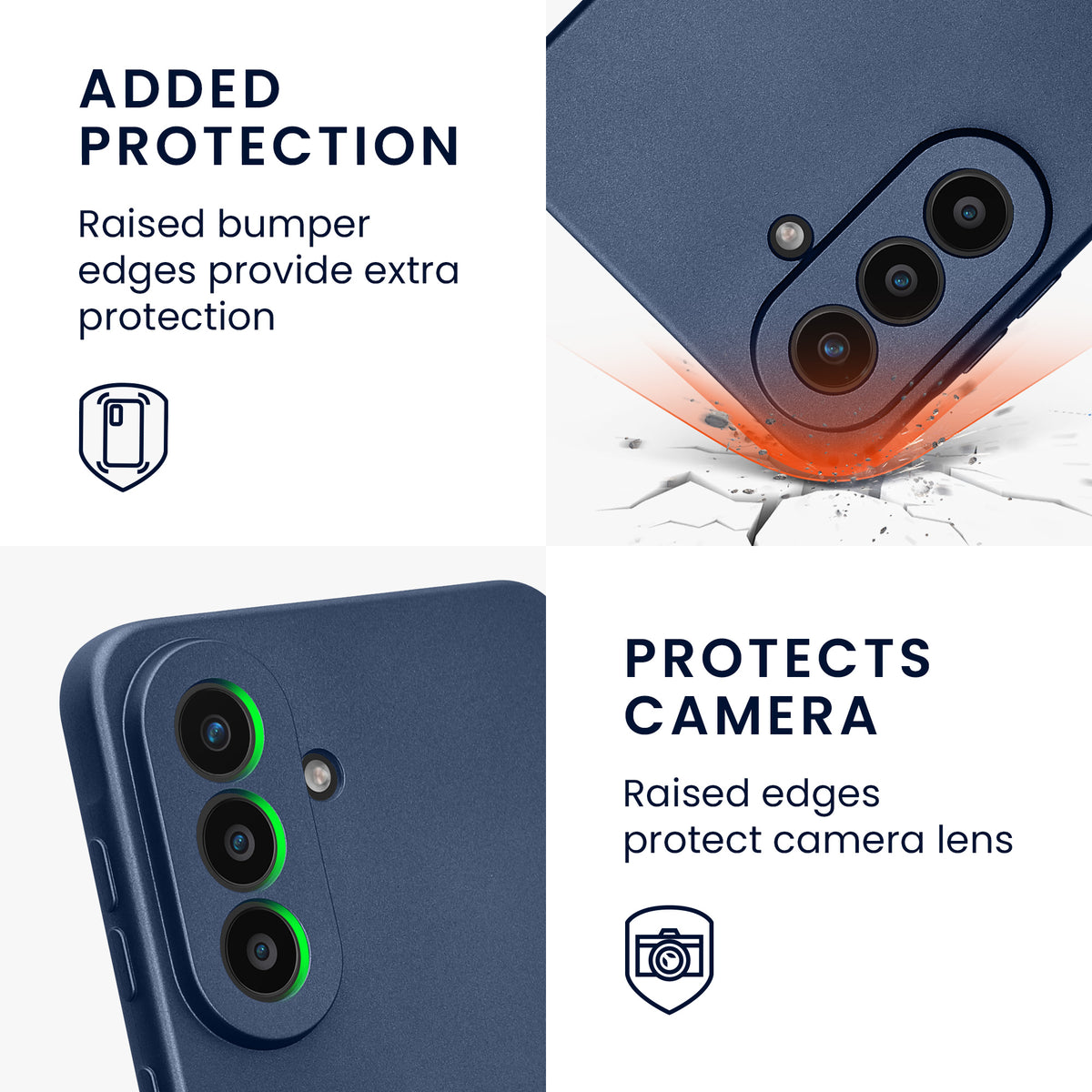 Samsung Galaxy A57 5G Silikon Handyhülle metallisch KWM000022AC003C