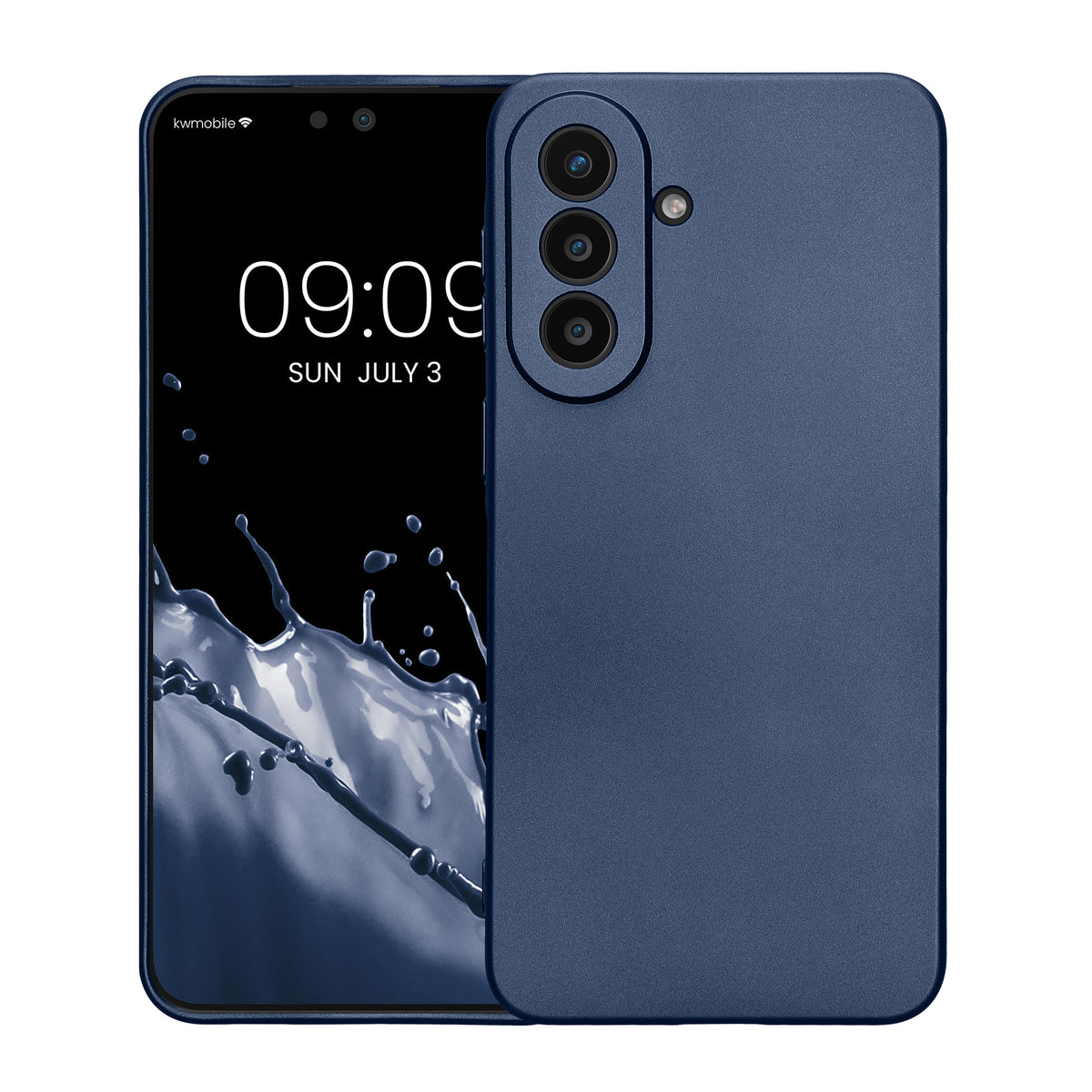 Samsung Galaxy A57 5G Silikon Handyhülle metallisch KWM000022AC003C