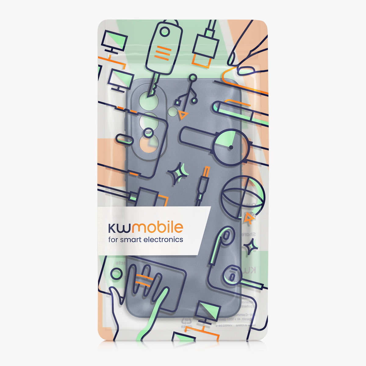 Samsung Galaxy A57 5G Silikon Handyhülle metallisch KWM000022AC003C