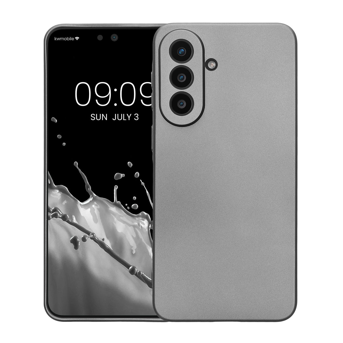 Samsung Galaxy A57 5G Silikon Handyhülle metallisch KWM000022AC004C