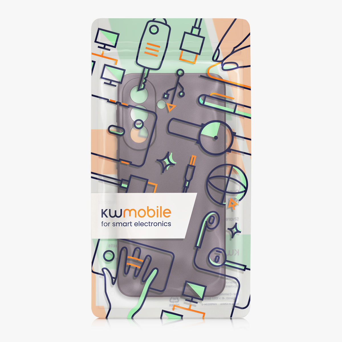 Samsung Galaxy A57 5G Silikon Handyhülle metallisch KWM000022AC005C
