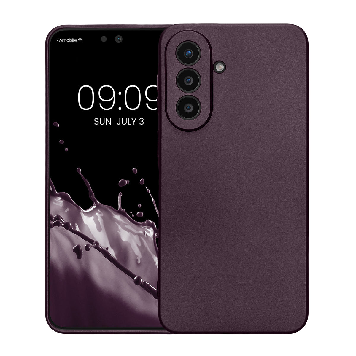 Samsung Galaxy A57 5G Silikon Handyhülle metallisch KWM000022AC005C