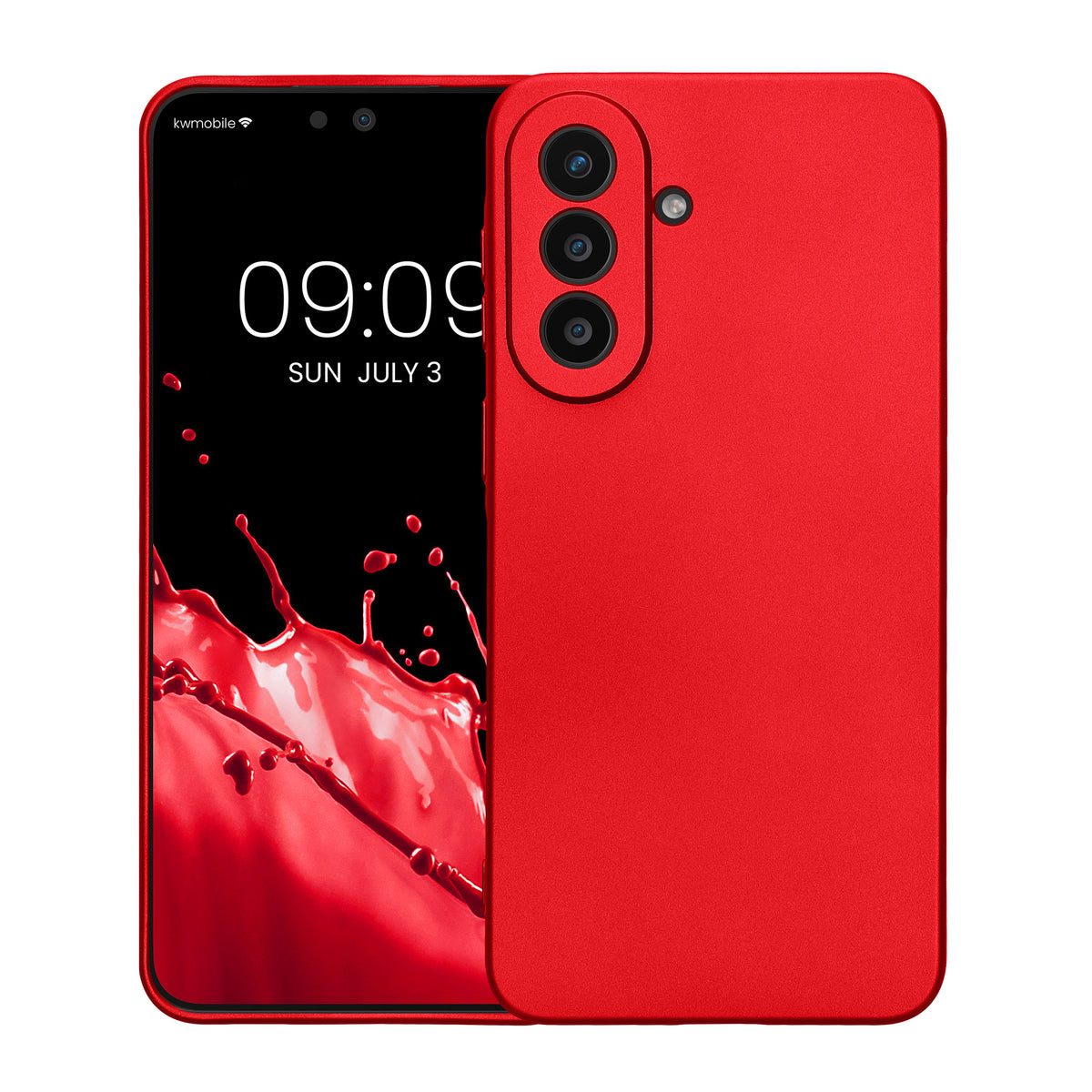 Samsung Galaxy A57 5G Silikon Handyhülle metallisch KWM000022AC007C