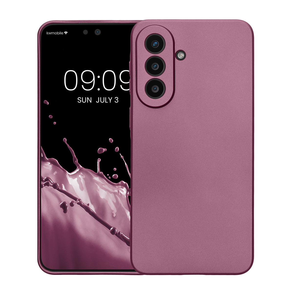 Samsung Galaxy A57 5G Silikon Handyhülle metallisch KWM000022AC008C