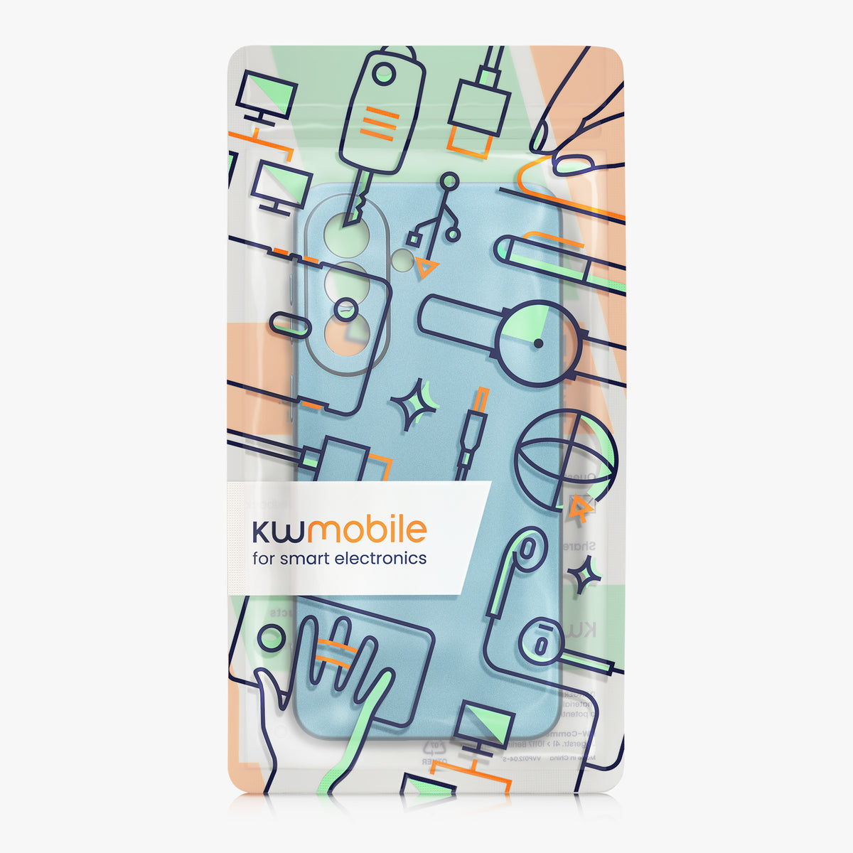 Samsung Galaxy A57 5G Silikon Handyhülle metallisch KWM000022AC009C