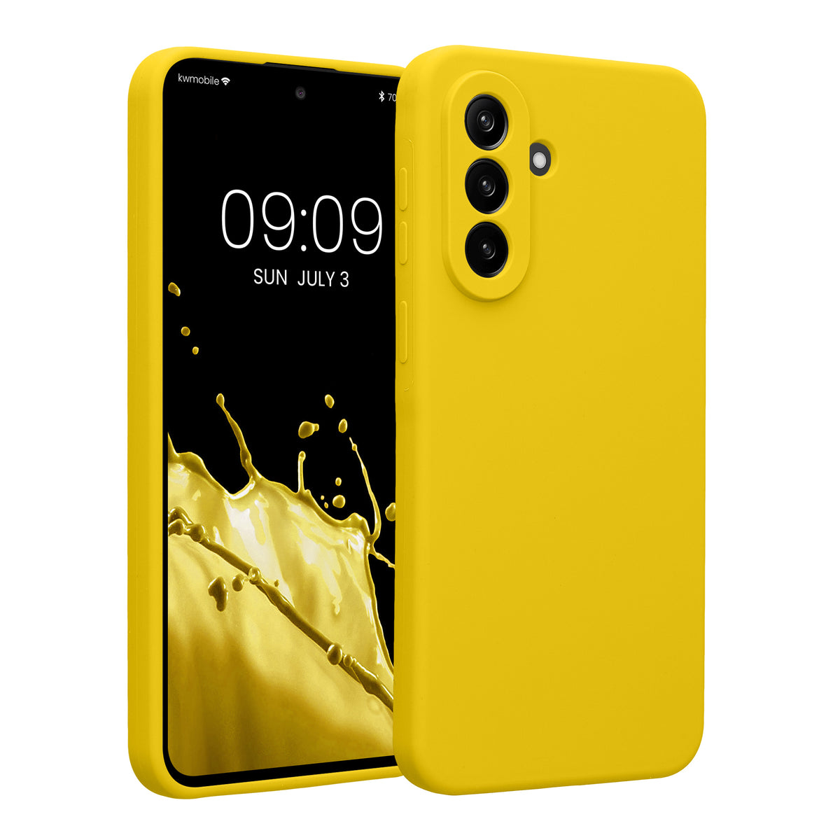 Samsung Galaxy A37 5G Silikon Handyhülle Strahlend Gelb