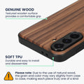 Samsung Galaxy A56 5G Holz Handyhülle mit MagSafe Dunkelbraun KWM000022AH001C