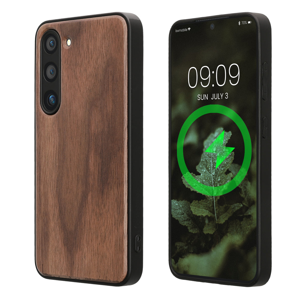Samsung Galaxy S23 Holz Handyhülle Dunkelbraun KWM000022AK001C
