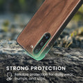 Samsung Galaxy S23 Holz Handyhülle Dunkelbraun KWM000022AK001C
