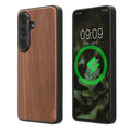 Samsung Galaxy S26 Holz Handyhülle Dunkelbraun KWM000022AO001C