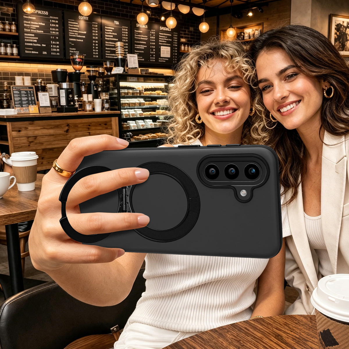 Samsung Galaxy A57 5G Handyhülle mit MagSafe mit Ständer KWM000022AX001C