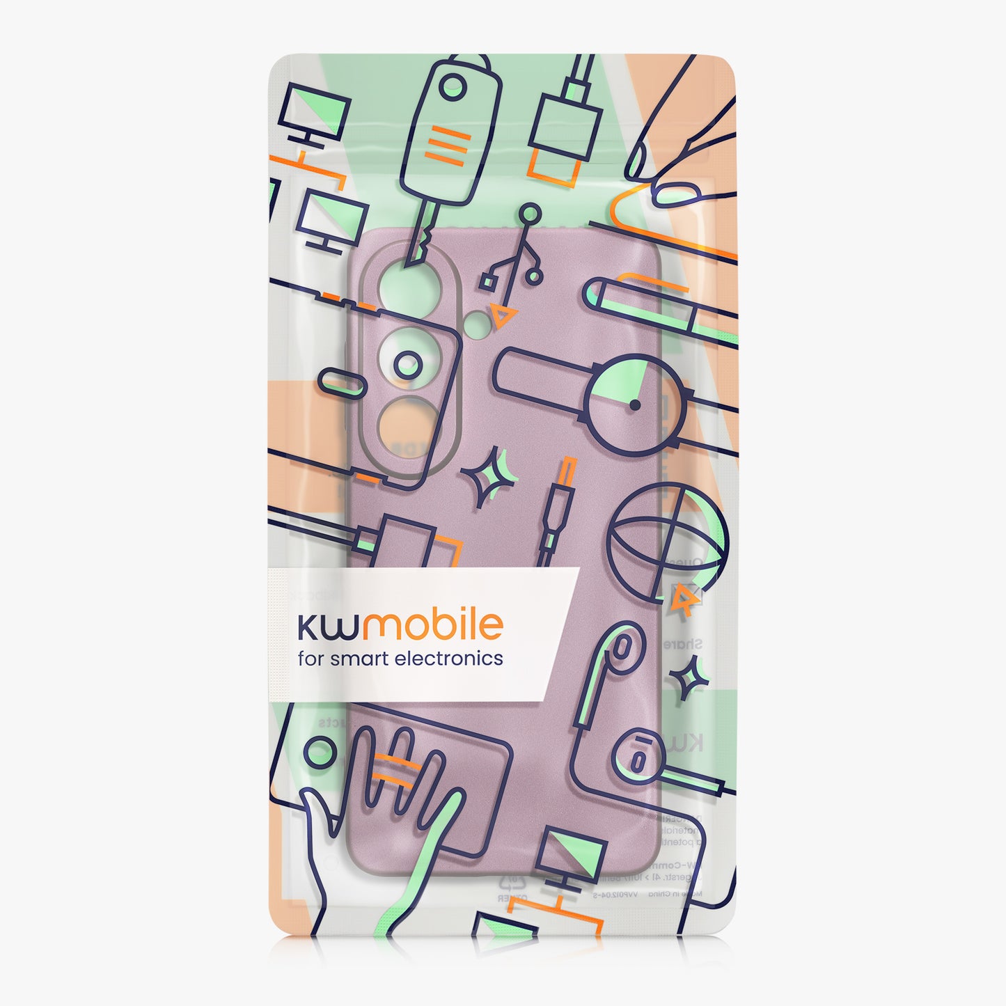 kwmobile Handyhülle für Samsung Galaxy S26 Hülle - weiche Silikon Case metallisch schimmernd - Schutzhülle Cover - Metallic Lavendel Metallic Lavendel