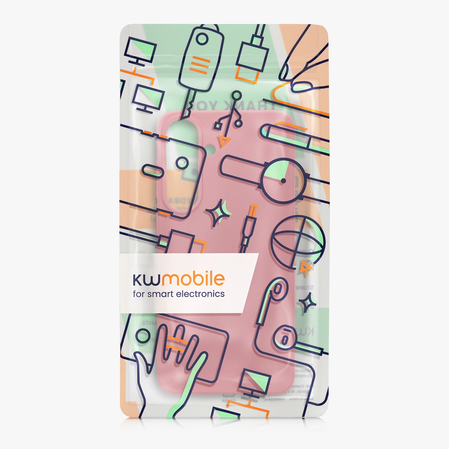 kwmobile Hülle für Samsung Galaxy S26 FE TPU Case - Handyhülle unterstützt kabelloses Laden, flexible Schutzhülle, gummiertes Cover in Dark Rose Dark Rose