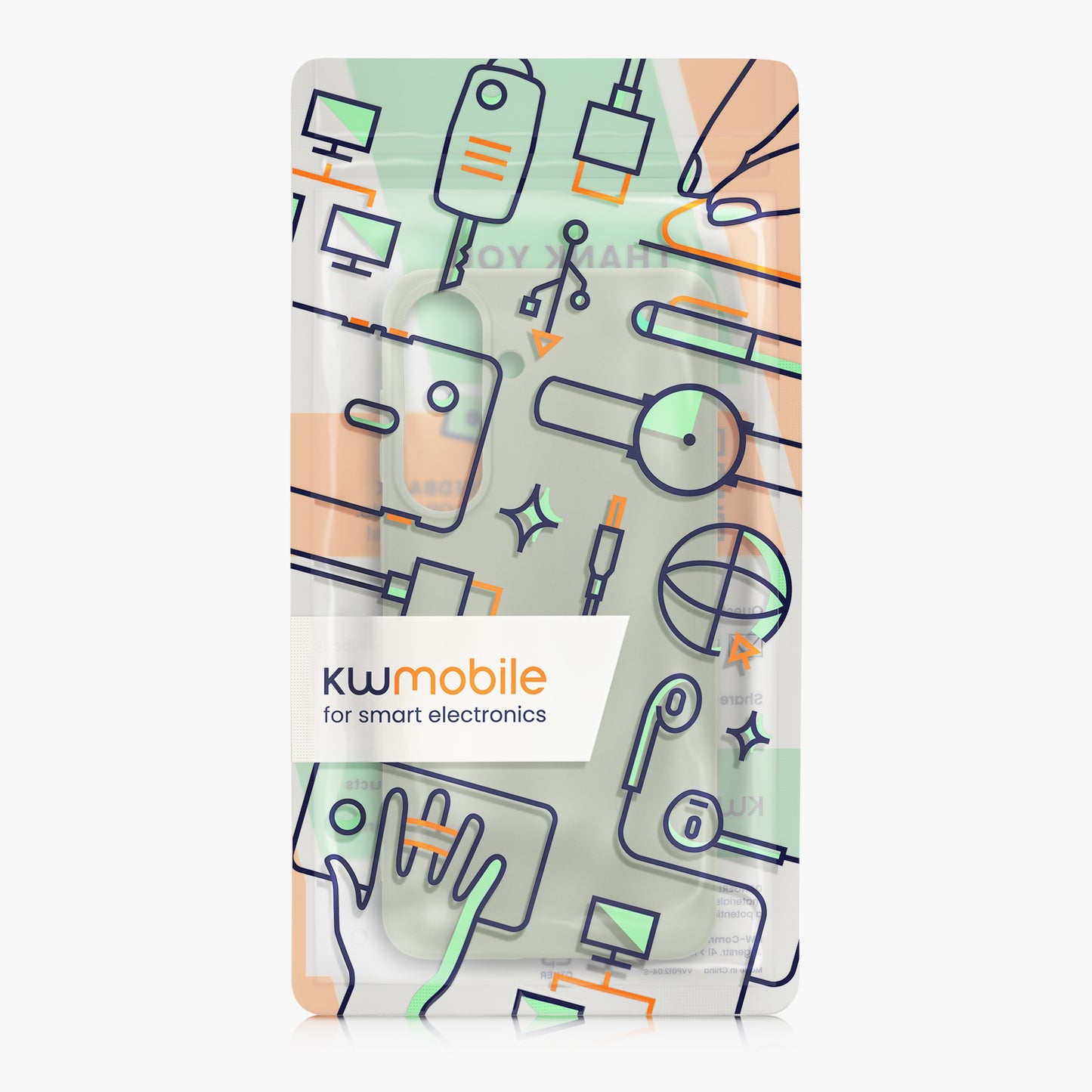 kwmobile Hülle für Samsung Galaxy S26 FE TPU Case - Handyhülle unterstützt kabelloses Laden, flexible Schutzhülle, gummiertes Cover in Graugrün Graugrün