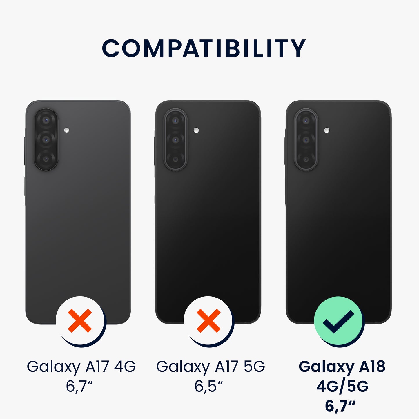 kwmobile Hülle für Samsung Galaxy A18 4G / 5G TPU Case - Handyhülle unterstützt kabelloses Laden, flexible Schutzhülle, gummiertes Cover in Neon Pink Neon Pink