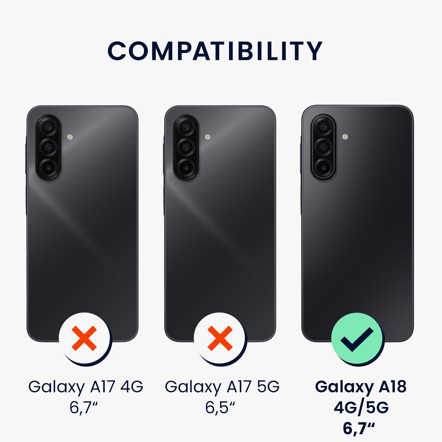 kwmobile Hülle für Samsung Galaxy A18 4G / 5G TPU Case - Handyhülle unterstützt kabelloses Laden, flexible Schutzhülle, gummiertes Cover in Dark Rose Dark Rose