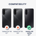 kwmobile 6x Displayschutzfolie kompatibel mit Samsung Galaxy A18 4G / 5G Folie - klare Schutzfolien Set in transparent Transparent