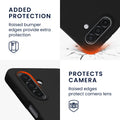 kwmobile Handyhülle für Samsung Galaxy A18 4G / 5G Hülle - Case Silikon - Kabelloses Laden - Schutzhülle Cover in Schwarz Schwarz