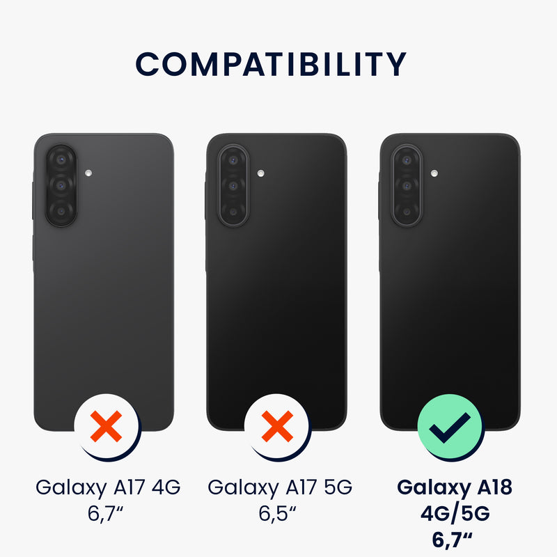 Samsung Galaxy A18 4G / 5G Silikon Handyhülle Weiß KWM000022CW001C