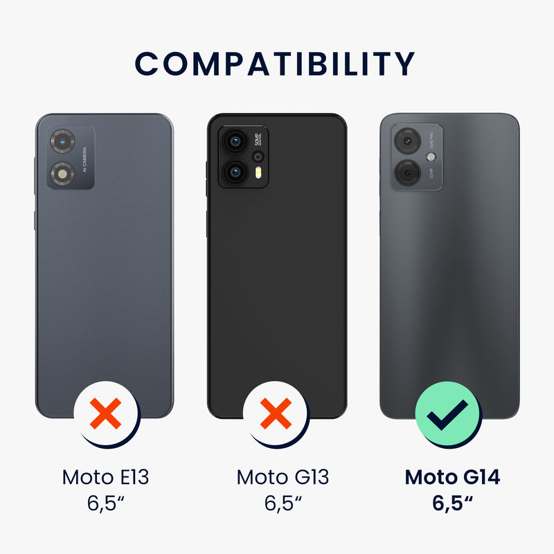 Crystal TPU Hülle für Motorola Moto G14 Transparent