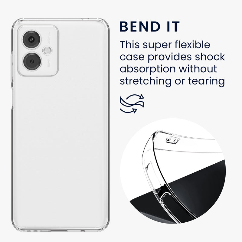 Crystal TPU Hülle für Motorola Moto G14 Transparent