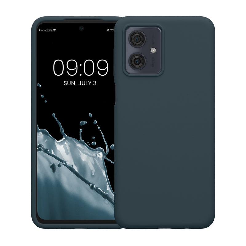kwmobile Handyhülle für Motorola Moto G54 5G Hülle - Case Silikon - Kabelloses Laden - Schutzhülle Cover