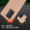 kwmobile Necklace Case kompatibel mit Motorola Edge 40 Neo Hülle - Cover mit Kordel zum Umhängen - Silikon Schutzhülle