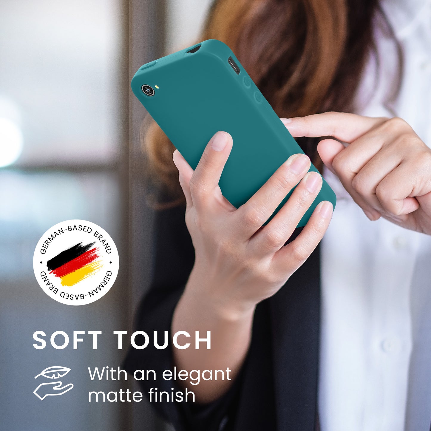 kwmobile Handyhülle für Apple iPhone 4 / 4S Hülle - Kabelloses Laden - Schutzhülle Cover