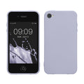 kwmobile Handyhülle für Apple iPhone 4 / 4S Hülle - TPU Case - Kabelloses Laden - Schutzhülle Cover in Pastell Lavendel Pastell Lavendel  