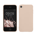 kwmobile Handyhülle für Apple iPhone 4 / 4S Hülle - TPU Case - Kabelloses Laden - Schutzhülle Cover in Coconut Swirl Coconut Swirl  