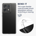 Crystal TPU Hülle für Motorola Edge 50 Pro Transparent