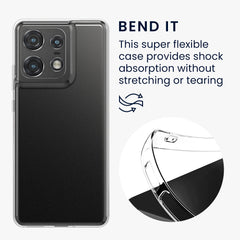 Motorola Edge 50 Pro Transparent TPU Handyhülle