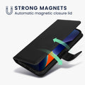 kwmobile Kunstleder Handyhülle kompatibel mit Apple iPhone SE (2022) / SE (2020) / 8 / 7 Hülle - Brieftaschen Schutzhülle aus PU-Leder mit Displayschutz und RFID-Schutz