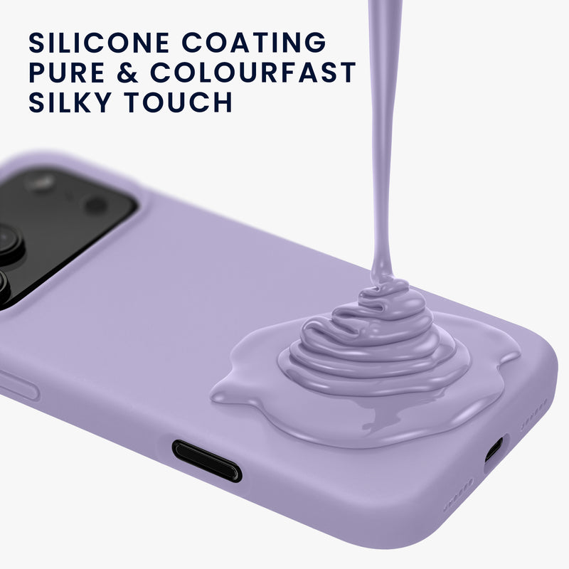 kwmobile Handyhülle für iPhone 17 Pro Case - Hülle Silikon - kabelloses Laden