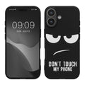 iPhone 17 Silikon Handyhülle Don't Touch My Phone