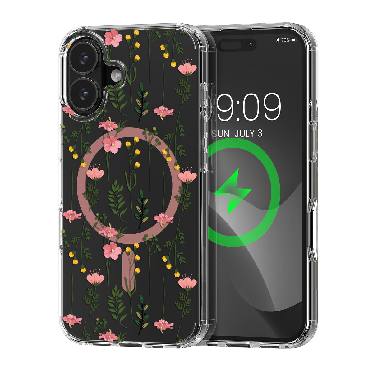 iPhone 17 Acryl Handyhülle mit MagSafe Rosa
