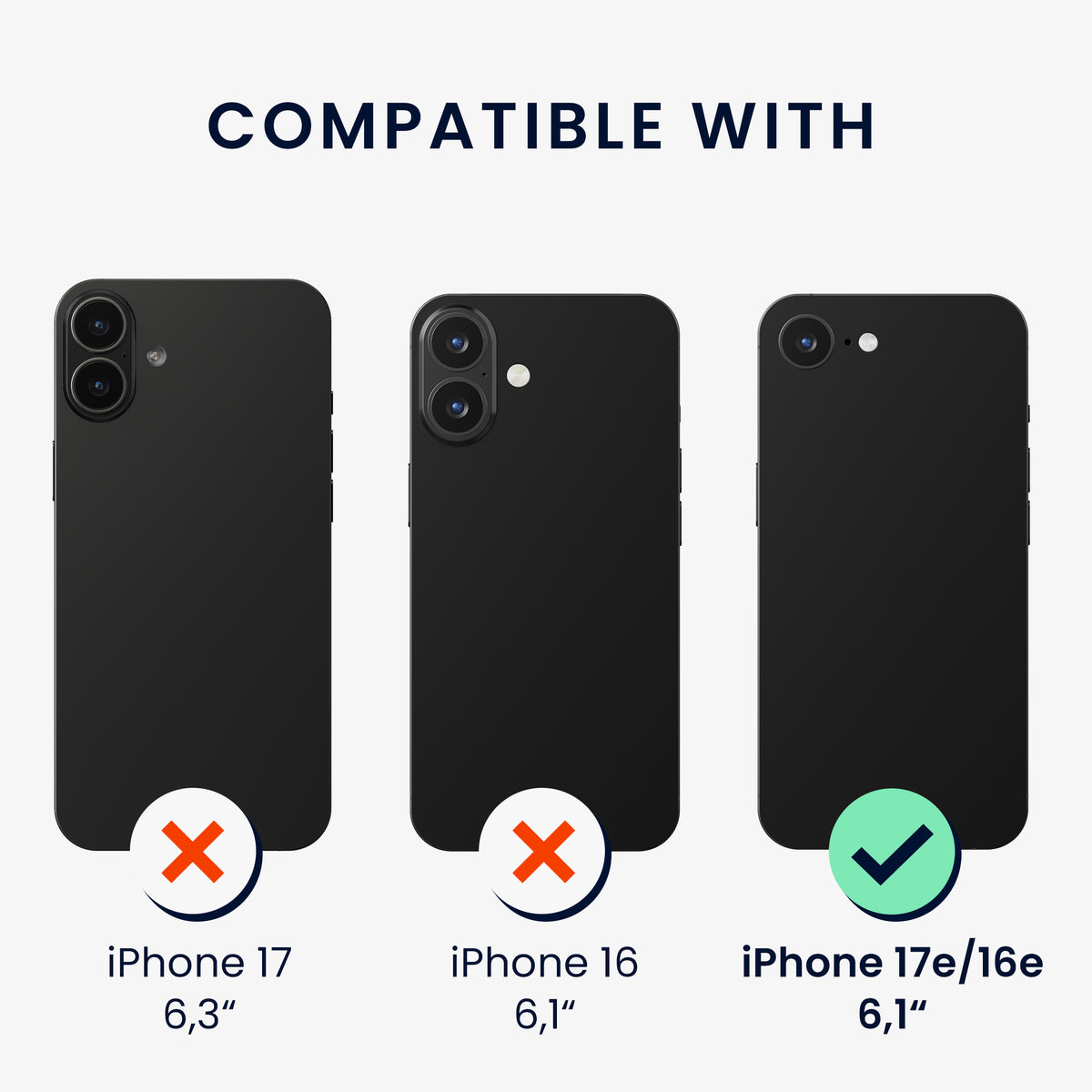 iPhone 17e / iPhone 16e Acryl Handyhülle mit MagSafe KWM0000234R001C