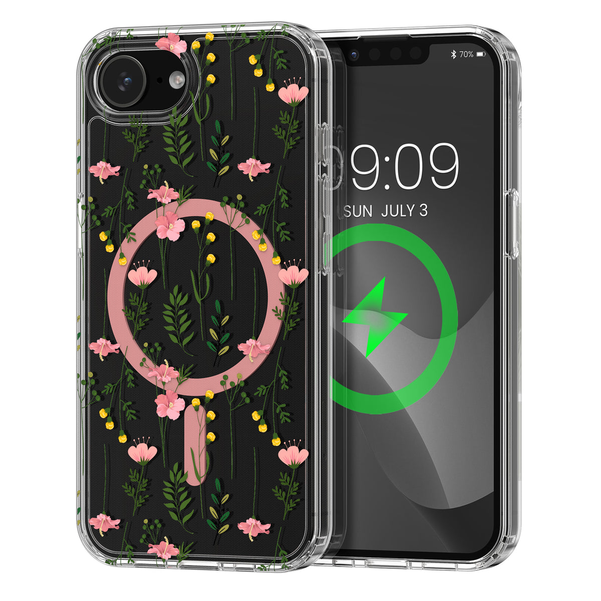 iPhone 17e / iPhone 16e Acryl Handyhülle mit MagSafe Rosa