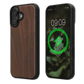 iPhone 17 Holz Handyhülle mit MagSafe Dunkelbraun KWM0000234U001C