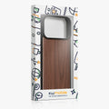 iPhone 18 Pro Max / iPhone 17 Pro Max Holz Handyhülle mit MagSafe Dunkelbraun KWM0000234X001C