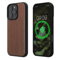 iPhone 16 Pro Holz Handyhülle mit MagSafe Dunkelbraun KWM0000234Y001C