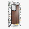 iPhone 16 Pro Holz Handyhülle mit MagSafe Dunkelbraun KWM0000234Y001C