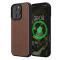 iPhone 16 Pro Holz Handyhülle mit MagSafe Dunkelbraun