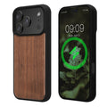 iPhone 18 Pro / iPhone 17 Pro Holz Handyhülle mit MagSafe Dunkelbraun KWM0000234Z001C