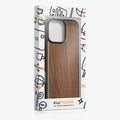 iPhone 16 Pro Max Holz Handyhülle mit MagSafe Dunkelbraun KWM0000235C001C