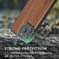 iPhone 16 Pro Max Holz Handyhülle mit MagSafe Dunkelbraun KWM0000235C001C
